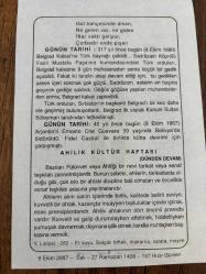 9 EKİM 2007 - TAKVİM YAPRAĞI - DOĞUM GÜNÜ HEDİYESİ - BÜYÜK SAATLİ MAARİF TAKVİMİ - SUETONİUS - BELGRAD KALESİNE TÜRK BAYRAĞI ÇEKİLDİ - CHE GUEVARA ÖLDÜRÜLDÜ 1967 - AHİLİK KÜLTÜR HAFTASI