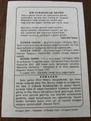 19 KASIM 2007 - TAKVİM YAPRAĞI - DOĞUM GÜNÜ HEDİYESİ - BÜYÜK SAATLİ MAARİF TAKVİMİ - ROOSEVELT - CAHİT SITKI TARANCI - İSMET İNÖNÜ TARAFINDAN İLK KOALİSYON KABİNESİ KURULDU - ÜNLÜ BESTECİ FRANZ SCHUBERT ÖLDÜ - İSTANBUL RADYOSU YAYINA BAŞLADI 1949