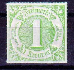 Almanya 1859-1865 Thurn ve Taxis Eyaletleri- 1 Groschen katalog700 tl