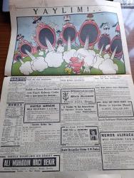 Cumhuriyet Gazetesi - 22 Ağustos 1946 - Dikkat Edilecek İki Nokta Yazan Nadir Nadi Başmakale - İngiltere de Dün Rusya'ya Nota Verdi - Amerikan Notasının Metni Dün Neşredildi - İzmir Fuarının Açılışından Fotoğraflar - Başbakan Recep Peker İle Demokrat Parti Genel Başkanı Celal Arasındaki Dün Geceki Mülakat - Memlekette İşsizlik Gittikçe Artıyor Mu - Ekmeklerin Bozukluğu - Arnavutların İstekleri Dün Konferansta Enver Hoca Dinlendi - Milli Kalkınma Partisi İsmini Değiştiriyor - İsmail Dümbüllü Tiyatrosu Bu Akşam Kadıköy Süreyya Bahçesinde - Sadi Tek Tiyatrosu Bu Gece Üsküdar Doğancılar Ayparkta - Yavuz Sultan Selim Ağlıyor Yazan Feridun Fazıl Tülbentçi Yazı Dizisi - Irak'ta Zelzele - Tekel Satış Yerleri Kapatılıyor - Yaylım Cemal Nadir Renkli Karikatür - Bugünkü Radyo Programı -  Münir Nurettin Selçuk Ve Raşid Rıza Tiyatrosu Cağaloğlu Çiftesaraylar Bahçesinde - Ayda Sönmez Ve Nermin Özses Doğan Plaj Ve Gazinosunda - Bugünkü Radyo Programı - Ali Muhiddin Hacı Bekir - Borsa