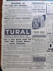Cumhuriyet Gazetesi - 10 Şubat 1944 - Amerika'nın Sulh Planı Ve İki Sual Yazan Nadir Nadi Başmakale - Amerika Fin Hükümetine Dün Bir Nota Verdi - Bolu Gerede Düzce Depremi Felaketzedelerine Yardım - Hükümet  Para Kereste İnşaat Malzemesi Dağıtılacak - Dahiliye Vekili Hilmi Uran - Times Gazetesinin Bize Dair Makalesi - Macar Alman Münasebatı Buhranlı Bir Safhada - İki Rus Ordusu Kerson Ve Nikolayefe Yürüyor - Almanlar Stalingrad'dan Sonra Neden Yeni Bir Rus Tuzağına Düştüler - Et 330 Kuruş - Zelzele Kanunu - Kolej Yıldızları Elhamra Sinemasında - Paşa Kızı Filmi Kadıköy Süreyya Sinemasında - Havacılık Avcı Uçaklar - Galatasaray Kulübü İhtilafı İçin Müfettişler Geldi - İstanbul Erkek Lisesi Mezunlar Cemiyeti Kuruluyor - Petrol Hakimiyetinin Yeni Bir Hamlesi Yazan Ömer Rıza Doğrul - Ortadoğu Petrolleri - Marion'un Kalbi Yazan Vicki Baum Yazı Dizisi - Yaşasın Fransa Renkli Karikatür Çizen Cemal Nadir - Tarihteki Güzel Kadınlar Taçlı Fahişeler Yakında Çıkıyor - Gripin - Deva - Tural