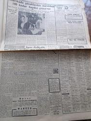 Cumhuriyet Gazetesi - 18 Nisan 1958 - Kıbrıs'ta 23 Nisan Bayramı Arifesinde Alınan Karar - Üniversite İçinde Tahkikat Genişliyor - Beyazıt Kütüphanesinde Müdürü Muzaffer Gökman Fotoğraf - Doçent Muammer Aksoy'un Profesör Ali Tanoğluna Verdiği Cevap - Başbakan Adnan Menderes Japon Gazetecilerle Fotoğrafı - Fransa Tehlikeli Bir Buhranı Sürükleniyor - Üçüncü Alev Yazan Nihal Karamağaralı Yazı Dizisi - Sovyet Sulh Taarruzlarının Batı Âleminde Yankıları Yazan Aydemir Balkan - Atom Kurbanı Japon Balıkçıları - Türkiye'ye Ait Dökümanter Bir Film Çevrilecek - Millî Namzetler Adaleti 6 1 Yendi - Can Bartu'nun Gölü Fotoğrafı - İstanbul Voleybol Şampiyonluk Maçı Galatasaray Darüşşafaka - Altın Bilezik Boks Müsabakaları Hazırlığı - Eskişehir Ligi'nde Namağlup Şampiyon Demirspor Fotoğrafı
