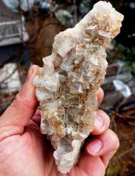 Sarı Kübik Florit Kristal Küme