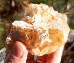 Altın Renkli Florit Kristal Küme
