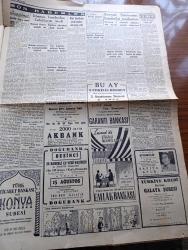Cumhuriyet Gazetesi - 5 Ağustos 1953 - Kore'de Harp Esirlerin Mübadelesi Dün Başladı - İlk Partide 23 Türk Askeri Birleşmiş Milletlere İade Olundu - Memurlara Dair Başbakan Adnan Menderes'in Demeci - Ahmet Emin Yalman'a Suikast Sanıklarının Duruşmaları Fotoğrafı - Süpermürşit Necip Fazıl Kısakürek'e Mahkeme Reisi İhtarda Bulundu - İngiliz Filosu Dumlupınar İçin Tören Yaptı - Etimesgutta Yapılan Askeri Tatbikat - Ekmek Ceşnisi Değiştirildi - Dünyaya İhraç Ettiğimiz Meta Bando Zili - İbadet Mi Evvel Sıhhat Mi Yazan Burhan Felek - Safiye Ayla Cağaloğlu Çiftesaraylar Bahçesinde - Fenerbahçe'nin Macar Antrenörü Szekelly Kulüple Mukavelesini Yeniledi - Lille Takımı İstanbula Geliyor - Piç Kurusu Yazan Azmiye Hami Güven Yazı Dizisi - Kraliçenin Gerdanlığı Derleyen Hamdi Varoğlu - Seyrüsefer Davası Yazan Abidin Daver - Dans Üstadı Nijinsky Delirerek Ölmüştü - 1300 Şaheser Yaratan Rubens'in Doğum Günlerinde Yazan Metin Ergin - Royal Lastik - Miele Çamaşır Makinesi - Rekor Margarin