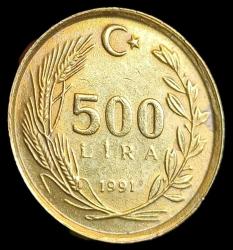 1991 500 Lira Çil