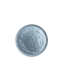 1970 Yılı 2,5 Türk Lirası Orjinal Dönemin Parası