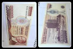 7.Emisyon 20 000 Lira (G28) “20 Bin/Yirmi Bin” TCK20G / 2.Tertip