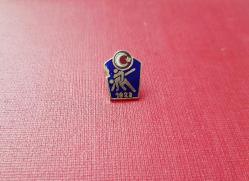 ESKİ - TÜRKİYE GÜREŞ FEDERASYONU  ROZETİ - MADALYA ( SICAK MİNELİ MODEL )  C1030