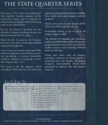 Amerikan Çeyrek Dolar Eyaletler Serisi Orijinal Folder Statehood Quarters Folder (BOŞ)