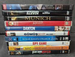 KAMPANYA * 10LU DVD LOTU * KURTLARIN KARDEŞLİĞİ * ŞANSLI SLEVİN * MÜNİH * DANTON * GÜMÜŞ ŞEHİR * KANATLI UYGARLIK * 1492 CENNETİN KEŞFİ * PARAMPARÇA