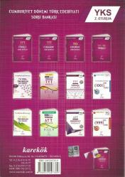 YKS AYT Cumhuriyet Dönemi Türk Edebiyatı Soru Bankası 2. Oturum