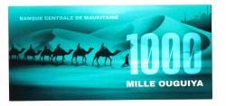 Mauritania - 1000 Ouguiya 2014 UNC Polymer - in folder - P. 19 ÇİL