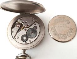 İSVİÇRE VIALUX MARKA ORİJİNAL AKTİF KÖSTEKLİ MUHTEŞEM CEP SAATİ 1PP2AA1 ÇOK NADİRDİR