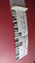 II. İSTANBUL FESTİVALİ 21.6.1974 16.7.1974 TEK YAPRAK POSTER VE PROGRAM / 2. İSTANBUL FESTİVALİ ( 21 HAZİRAN 1974 - 16 TEMMUZ 1974 )