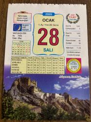 28 OCAK 2020 - TAKVİM YAPRAĞI - DOĞUM GÜNÜ HEDİYESİ - BÜYÜK SAATLİ MAARİF TAKVİMİ - ADIDYAMAN, YENİKALE - 1920 MİSAK-I MİLLİ KABUL EDİLDİ - 1957 İLK DANIŞTAY KADIN ÜYELERİ - İNTERNET - KAYNANALAR - MARK TWAIN