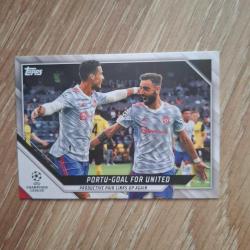 Ronaldo ve Bruno Fernandes Portu-Goal Topps Base