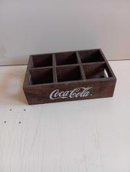 Coca cola ahşap kasa