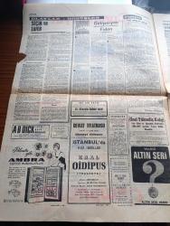 Cumhuriyet Gazetesi - 27 Haziran 1966 - Hangi Tarafta Yazan Ecvet Güresin Başmakale - ERE Partisi Lideri Kannelopulos'un Cumhuriyet'e Demeci -- Dini Siyasete Alet Eden Adalet Partili Partiden İhraç Edilecek - Suriyelilerin Mallarına El Konulacağı Açıklandı - Süleyman Demirel Yozgat'ta - Türk Memurları Dikkat Yazan İlhan Selçuk - Cumhurbaşkanı Cevdet Sunay İkinci Yurt Gezisine 15 Temmuzda Çıkacak - Göztepe'nin Rakibi Bologna - Haftanın Panaroması Yazan Mehmet Barlas - Devlet Tiyatrosunda Kral Oidipus - İstanbul Radyosunda Spor Semineri Bugün - Stewart Amerika Vietnamda Haklı Dedi - Küçük Balerinler Fotoğrafı - 40 Yıl Önce 27 Haziran 1927 Tarihli Cumhuriyetten Haber - İtalya Futbol Şampiyonu Inter - Rıfat Çalışkan Marmara Bisiklet Turunda Neden Birinci Olamadı - Türkiye İşçi Partisi Genel Başkanı Mehmet Ali Aybar Gezisi - Türkiye Baltrap Şampiyonluğunu İstanbul Kazandı - XVI Spor Hekimliği Dünya Kongresinden Yazan Dr. Raşit Serdengeçti