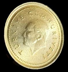 1995 5000 Lira Çil pirinç Kalın