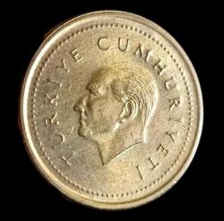 1996 5000 Lira Çil pirinç Kalın