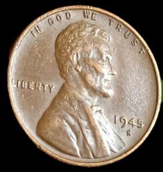 Amerika 1945 S 1 Lincoln Cent