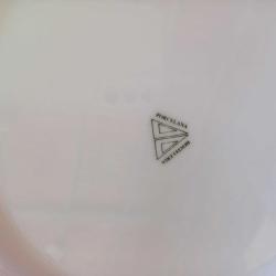 Düz Beyaz Porselen Kare Servis Tabak Seti,,4 lu