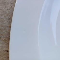 Düz Beyaz Porselen Kare Servis Tabak Seti,,3 lu