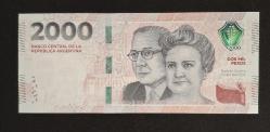 Arjantin 2000 Peso ÇİL KAĞIT PARA