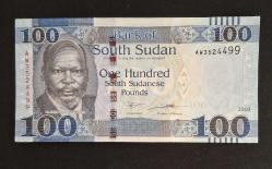 Güney Sudan 100 Pound 2019 ÇİL KAĞIT PARA