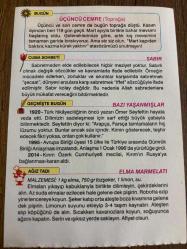 6 MART 2020 - TAKVİM YAPRAĞI - DOĞUM GÜNÜ HEDİYESİ - BÜYÜK SAATLİ MAARİF TAKVİMİ - ŞANLIURFA, MEVLİD-İ HALİL CAMİİ - 3.CEMRE - SABIR - YAZAR ÖMER SEYFETTİN VEFAT ETTİ 1920 - AVRUPA BİRLİĞİ İLE TÜRKİYE ARASINDA GÜMRÜK ANLAŞMASI YAPILDI 1995 - KIRIM RUSYA'YA BAĞLANDI 2014 - ELMA MARMELATI