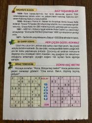 19 NİSAN 2020 - TAKVİM YAPRAĞI - DOĞUM GÜNÜ HEDİYESİ - BÜYÜK SAATLİ MAARİF TAKVİMİ - 1926 Kabotaj Kanunu kabul edildi- 1956 - Monaco Prensi III. Rainer ile Amerikalı Aktris Grace Kelly evlendi -1971 - Tarihin ilk uzay istasyonu Salyut 1 SSCB tarafından fırlatıldı - SUDOKU