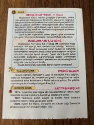 15 MAYIS 2020 - TAKVİM YAPRAĞI - DOĞUM GÜNÜ HEDİYESİ - BÜYÜK SAATLİ MAARİF TAKVİMİ - Şanlıurfa, Birecik - GENÇLİK HAFTASI (15 - 21 Mayıs) - ULUSLARARASI AİLE GÜNÜ - TERAVİH NAMAZI - 1919 Yunanlılar İzmir'i işgal etti. Gazeteci Hasan Tahsin, işgal sırasında düşmana ilk kurşunu sıktı ve orada şehit edildi - 1997 Kadınlara, eşinin soyadı ile birlikte kızlık soyadını kullanma hakkını veren yasa kabul edildi - 2006 Eylem Elif Maviş, dünyanın en yüksek dağı Everest'in zirvesine varan ilk Türk kadını dağcı oldu
