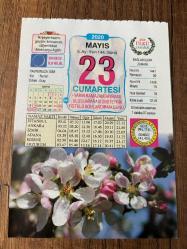 23 MAYIS 2020 - TAKVİM YAPRAĞI - DOĞUM GÜNÜ HEDİYESİ - BÜYÜK SAATLİ MAARİF TAKVİMİ - RAMAZAN BİTERKEN - COTSWORTH TAKVİMİ - OSCAR WILDE- 1978  İmralı Cezaevi'nden kaçan ABD'li Billy Hayes'in yazdığı, Batı dünyasında Türkiye karşıtı havanın temelini atan romanı 