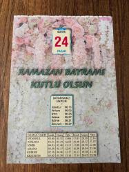 24 MAYIS 2020 - TAKVİM YAPRAĞI - DOĞUM GÜNÜ HEDİYESİ - BÜYÜK SAATLİ MAARİF TAKVİMİ - RAMAZAN BAYRAMI KUTLU OLSUN