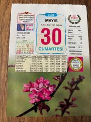 30 MAYIS 2020 - TAKVİM YAPRAĞI - DOĞUM GÜNÜ HEDİYESİ - BÜYÜK SAATLİ MAARİF TAKVİMİ - AYSEL GÜREL (1929-2008) - CEZAYİR SORUNU - CHARLES BUKOWSKI - 1911 ABD'nin Indiana eyaletinde bir araba yarışını Ray Harroun kazandı. Harroun kişi olarak tarihe geçti - 1913 1. Balkan Savaşı'nı kaybeden Osmanlı Devleti'nin Balkanlar'daki 5 asırlık egemenliği sona erdi - 1972  Bir Japon terörist grubu Tel Aviv'de havaalanı baskını yaparak 