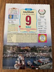 9 HAZİRAN 2020 - TAKVİM YAPRAĞI - DOĞUM GÜNÜ HEDİYESİ - BÜYÜK SAATLİ MAARİF TAKVİMİ - Antalya yat limanı - İNEBOLU'NUN KAHRAMANLIK GÜNÜ - SÜMBÜLEFENDİ - CARLO GOLDONI - 1616 - Sultan I. Ahmet tarafından yaptırılan Sultanahmet Camii ibadete açıldı. Mavi, yeşil ve beyaz renkli çinilerle bezendiği için Avrupalılar 