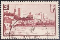 +++ FRANSA AVIGNON KÖPRÜSÜ ve PAPA SARAYI      1938      - DAMGALI