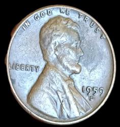 Amerika 1959 D 1 Lincoln Cent
