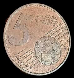 Almanya 2022 D 5 Euro Cent Çil