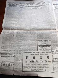 Cumhuriyet Gazetesi - 1 Mart 1951 - Adnan Menderes Hükümeti Dün Güven Oyu Aldı - Başbakan Adnan Menderes Mecliste Bütçe Müzakeresi de Vekiller İle Görüşürken Fotoğrafı - Adnan Menderes'in Meclisteki Nutku - Gelirse Vergisinin Bugün Tatbikine Başlanıyor - Birleşmiş Milletler Keşif Kolları Seul'un Dış Mahallelerine Vardılar - Kore Birliğimize Mensup Bir Kıta İleri Yürüyüş Esnasında Fotoğraf - Atatürk'ün Hemşiresi Makbule Atadan Ve Kırşehir Hadisesi Fotoğrafı - İlk Celsede Biten Müstehcen Resim Davası - Osman Nebioğlu Ve Avukatı Hakim Huzurunda - Fransız Kabinesi İstifa Etti - İstanbul'da 4 Komünist Suçlusu Yakalandı - Orhan Demirsay - Anadolu Şiiri Ve Ömer Bedrettin Uşaklı Yazan Baki Süha Edindiği - Medeni Kanunumuzda Değişiklik Yazan Ordinaryüs Profesör Sıddık Sami Onar - Şahsiyet Meselesi Yazan Burhan Felek Köşe Yazısı - İngiliz Boksörleri İstanbul'a Gelecek Fotoğrafı - Basketbol Milli Takımının Paris'e Yapacağı Seyahat - İstanbul Ankara Radyosu Programı - Parmaksız Salih Filmi