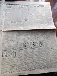 Cumhuriyet Gazetesi - 1 Mart 1951 - Adnan Menderes Hükümeti Dün Güven Oyu Aldı - Başbakan Adnan Menderes Mecliste Bütçe Müzakeresi de Vekiller İle Görüşürken Fotoğrafı - Adnan Menderes'in Meclisteki Nutku - Gelirse Vergisinin Bugün Tatbikine Başlanıyor - Birleşmiş Milletler Keşif Kolları Seul'un Dış Mahallelerine Vardılar - Kore Birliğimize Mensup Bir Kıta İleri Yürüyüş Esnasında Fotoğraf - Atatürk'ün Hemşiresi Makbule Atadan Ve Kırşehir Hadisesi Fotoğrafı - İlk Celsede Biten Müstehcen Resim Davası - Osman Nebioğlu Ve Avukatı Hakim Huzurunda - Fransız Kabinesi İstifa Etti - İstanbul'da 4 Komünist Suçlusu Yakalandı - Orhan Demirsay - Anadolu Şiiri Ve Ömer Bedrettin Uşaklı Yazan Baki Süha Edindiği - Medeni Kanunumuzda Değişiklik Yazan Ordinaryüs Profesör Sıddık Sami Onar - Şahsiyet Meselesi Yazan Burhan Felek Köşe Yazısı - İngiliz Boksörleri İstanbul'a Gelecek Fotoğrafı - Basketbol Milli Takımının Paris'e Yapacağı Seyahat - İstanbul Ankara Radyosu Programı - Parmaksız Salih Filmi