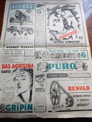 Cumhuriyet Gazetesi - 1 Mart 1951 - Adnan Menderes Hükümeti Dün Güven Oyu Aldı - Başbakan Adnan Menderes Mecliste Bütçe Müzakeresi de Vekiller İle Görüşürken Fotoğrafı - Adnan Menderes'in Meclisteki Nutku - Gelirse Vergisinin Bugün Tatbikine Başlanıyor - Birleşmiş Milletler Keşif Kolları Seul'un Dış Mahallelerine Vardılar - Kore Birliğimize Mensup Bir Kıta İleri Yürüyüş Esnasında Fotoğraf - Atatürk'ün Hemşiresi Makbule Atadan Ve Kırşehir Hadisesi Fotoğrafı - İlk Celsede Biten Müstehcen Resim Davası - Osman Nebioğlu Ve Avukatı Hakim Huzurunda - Fransız Kabinesi İstifa Etti - İstanbul'da 4 Komünist Suçlusu Yakalandı - Orhan Demirsay - Anadolu Şiiri Ve Ömer Bedrettin Uşaklı Yazan Baki Süha Edindiği - Medeni Kanunumuzda Değişiklik Yazan Ordinaryüs Profesör Sıddık Sami Onar - Şahsiyet Meselesi Yazan Burhan Felek Köşe Yazısı - İngiliz Boksörleri İstanbul'a Gelecek Fotoğrafı - Basketbol Milli Takımının Paris'e Yapacağı Seyahat - İstanbul Ankara Radyosu Programı - Parmaksız Salih Filmi
