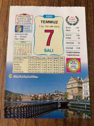 7 TEMMUZ 2020 - TAKVİM YAPRAĞI - DOĞUM GÜNÜ HEDİYESİ - BÜYÜK SAATLİ MAARİF TAKVİMİ - Çekya'nın başkenti Prag - YURTDIŞINDAKİ TÜRKLER - Hz. YUŞA - DİŞ DÖKÜLMESİ - GABRIEL GARCIA MARQUEZ - 1939 - Türkiye Cumhuriyeti'ne katılan Hatay Cumhuriyeti, aynı adlı vilayet olarak kuruldu