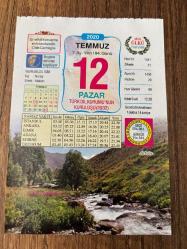 12 TEMMUZ 2020 - TAKVİM YAPRAĞI - DOĞUM GÜNÜ HEDİYESİ - BÜYÜK SAATLİ MAARİF TAKVİMİ - Artvin - TÜRK DİL KURUMUNUN KURULUŞ YIL DÖNÜMÜ - KIYAMET ZAMANI - 1947 - ABD ve Türkiye arasında askeri ve mali yardımı öngören ilk ikili anlaşma imzalandı