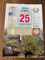 25 TEMMUZ 2020 - TAKVİM YAPRAĞI - DOĞUM GÜNÜ HEDİYESİ - BÜYÜK SAATLİ MAARİF TAKVİMİ - Aksaray, Ihlara Vadisi - GARİP BİR KARAR - ARDIC - EFLATUN - 1978 - İngiltere'de ilk tüp bebek doğdu. Bugün dünyada bu yolla çocuk sahibi olmak, olağan hale geldi - 2005- Anayasa Mahkemesi Başkanlığına Țülay Tuğcu seçildi - 2014 - Ankara-İstanbul Yüksek Hızlı Tren hattı hizmete açıldı - 2016 - İstanbul'daki Boğaziçi Köprüsü'nün adı 15 Temmuz Şehitler Köprüsü olarak değişti - 2018- Bedelli askerlik kanunu kabul edildi