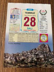 28 TEMMUZ 2020 - TAKVİM YAPRAĞI - DOĞUM GÜNÜ HEDİYESİ - BÜYÜK SAATLİ MAARİF TAKVİMİ - Nevşehir, Kapadokya - TÜRKAN SAYLAN (1935-2009) - COUSTEAU - ATMOSFER VE UZAY - BOB MARLEY - 1914 - Tarihin en kanlı savaşlarından biri olan 1. Dünya Savaşı, başladı. Bu savaş Osmanlı Devleti için sonun başlangıcı oldu