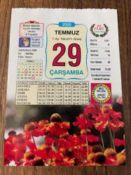 29 TEMMUZ 2020 - TAKVİM YAPRAĞI - DOĞUM GÜNÜ HEDİYESİ - BÜYÜK SAATLİ MAARİF TAKVİMİ - NAKKAŞ - PEYNİR SOSLU SALATA - 1899-Lahey'de uluslararası barış konferansı çerçevesinde hakemlik kurumu oluşturuldu - 1948 - II. Dünya Savaşı nedeniyle 12 yıldır yapılamayan Olimpiyat Oyunlarının 14'üncüsü Londra'da başladı - 1974 - Avrupa Konseyi Türkiye'nin Kıbrıs'a yaptığı müdahalenin garanti anlaşmasına göre yasal olduğunu onayladı