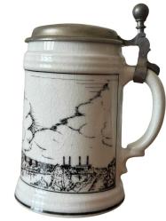 Nostaljik Almanya Bira Bardağı Tankart