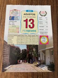13 AĞUSTOS 2020 - TAKVİM YAPRAĞI - DOĞUM GÜNÜ HEDİYESİ - BÜYÜK SAATLİ MAARİF TAKVİMİ - İstanbul, Sultanahmet sokakları-1910 - Modern hemşireliğin kurucusu Florence Nightingale, İngiltere'de hayata veda etti -1961 - Doğu Almanya yönetimi, Batı Berlin'e kaçışları önlemek için sınırını 